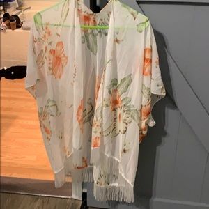New without tags beach coverup or sheer shall